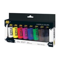 Culori acrilice set 8 20ml Solo Goya Kreul