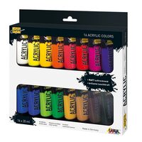 Culori acrilice set 16 20ml Solo Goya Kreul