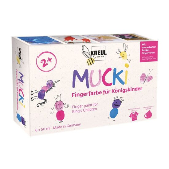 Finger paint Mucki set 6 Royal Children