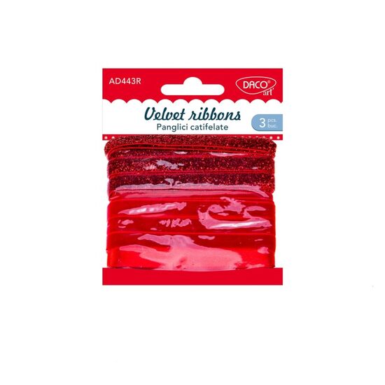 Accesorii craft - AD443R Panglici catifelate Daco