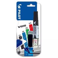 Set Marker tabla+rezerva VBoard negru 