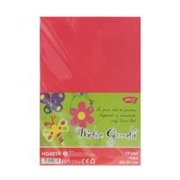 Hartie gumata HG401R 20x30 cm 10 coli rosu DACO