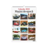 Calendar 2025 Masini de Epoca, 13 file carton lucios, 22x32 cm