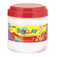 Plastilina  AMOS 400gr alb