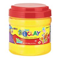 Plastilina AMOS 400gr galben