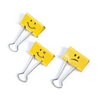 Clema foi 32mm set 20 Emonji galben Rapesco-1352