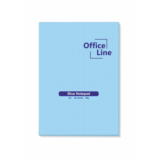 BLOC NOTES A4 50F BLUE ARITMETICA