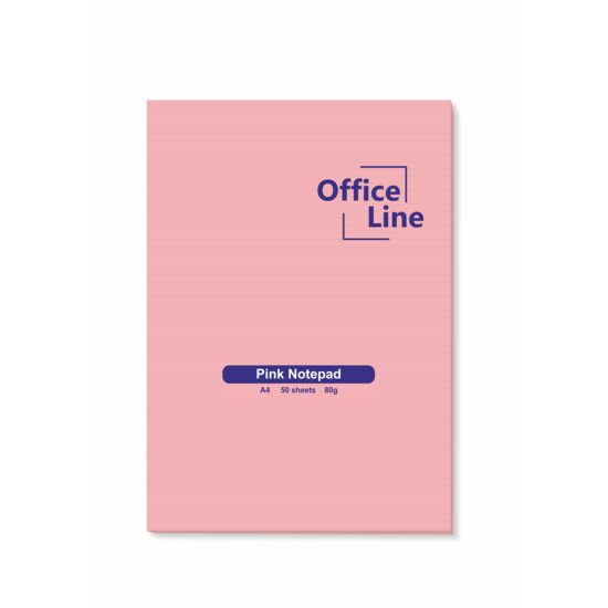 BLOC NOTES A4 50F PINK DICTANDO