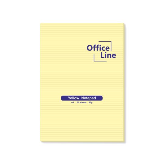 BLOC NOTES A4 50F YELLOW DICTANDO