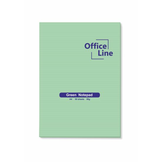 BLOC NOTES A4 50F GREEN DICTANDO