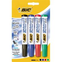 Marker tabla Velleda  set 4 BIC 1701