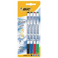 Marker tabla Velleda set 4 varf fin BIC 1721