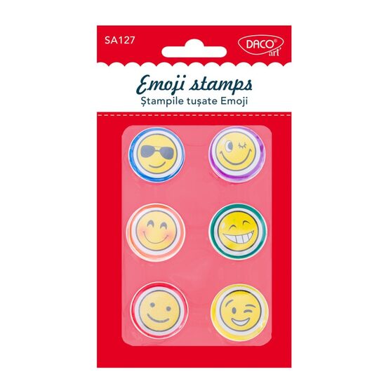 Stampila tusata Emoji set 6 DACO SA127