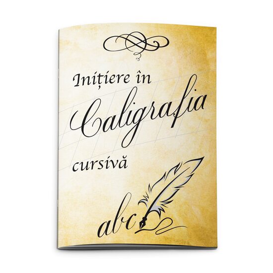 Initiere in Caligrafie Cursiva, Caiet A4 32 pagini