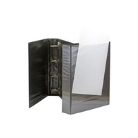 Caiet mecanic A4 buzuna 55 mm 4 inele negru 3089