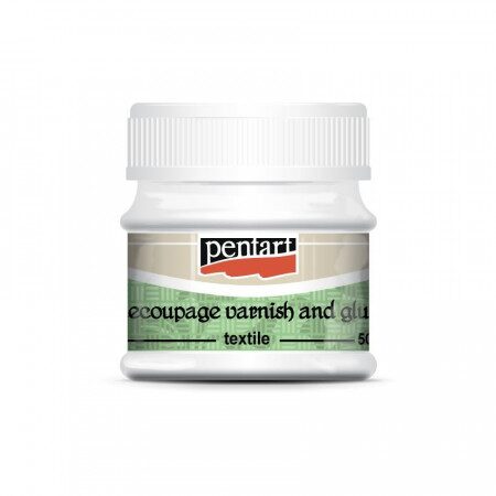 Lac adeziv decoupage textil 50ml Pentart