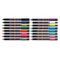 Marker UNI PC-1MR Posca 07 vf metalic alb