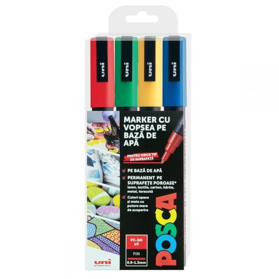 Marker POSCA 3M set.4 M1505
