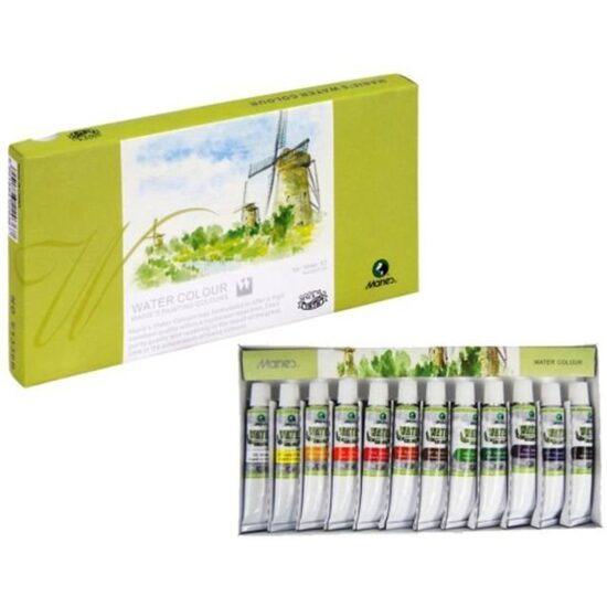 Culori tempera 12 12ml Maries T306
