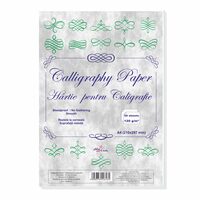 Hartie alba pentru caligrafie, suprafata neteda 30 coli 120g