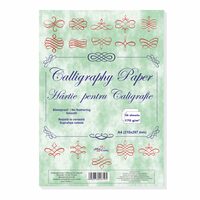 Hartie alba pentru caligrafie, suprafata neteda 30 coli 170g