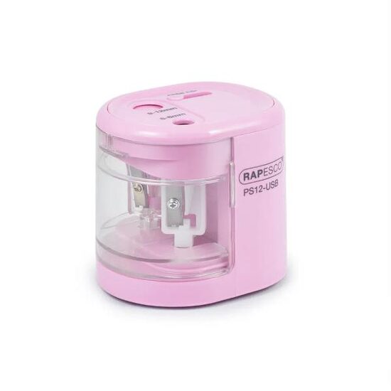 Ascutitoare electrica Rapesco PS12 roz