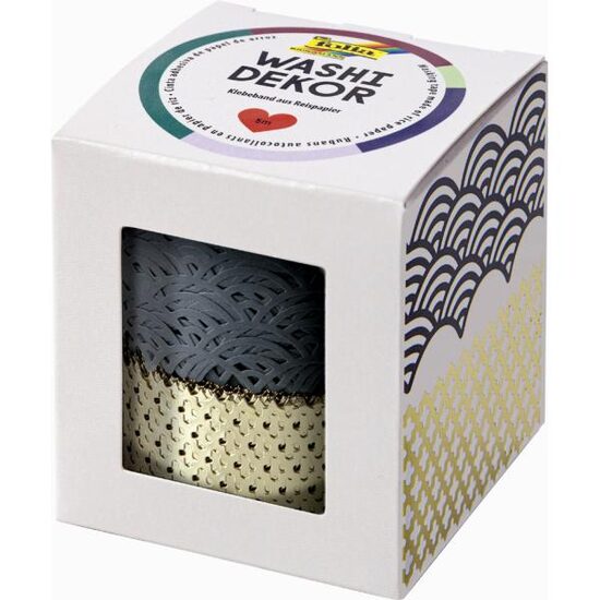 Banda deco set 2 dantela gri/auriu Folio F29201