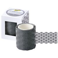 Banda deco dantela gri Washi F29102