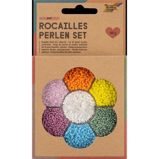 Set margele 90g culori asortate F12907