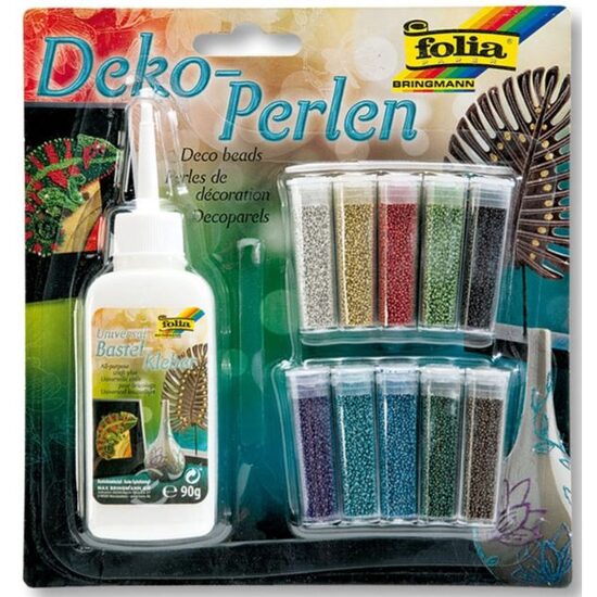 Set glitter perlute + adeziv F599