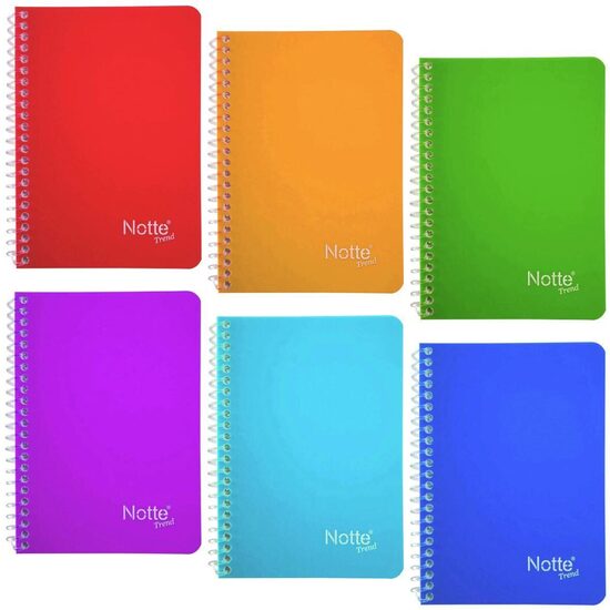 Carnetel  A6 80 file spirala Notte School aritmetica