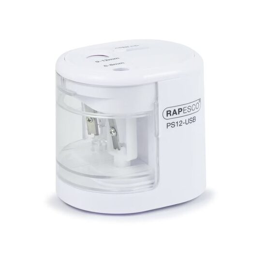 Ascutitoare electrica Rapesco PS12 alb