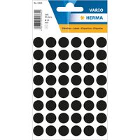 Sticker HERMA 1869 buline negre 13mm