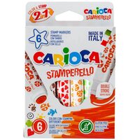 Carioca 6 culoriI cu stampile