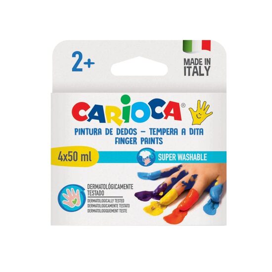 Acuarele Finger 4X50ml Carioca Baby 43173