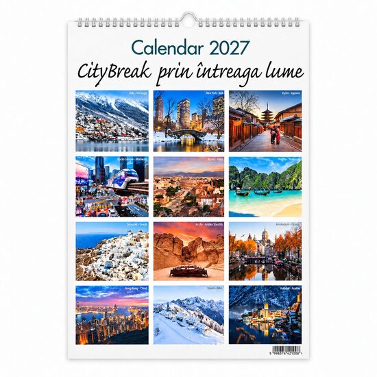 8+2 GRATIS! Calendar 2027 32x45 cm City Break
