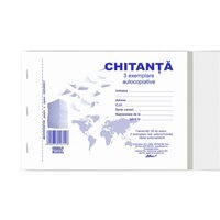 Chitantier A6 in 3 exemplare autocopiative 150 file (chitanta) 36+4 GRATIS!!!