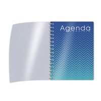 22+3 GRATIS! Agenda A5 nedatata spirala, 208 pagini, interior cu linii, coperta carton si supracoperta plastic