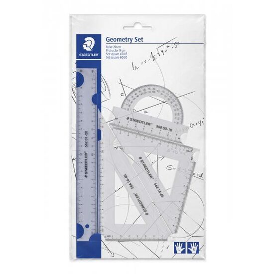 Set geometrie 20cm ST-569-PB4