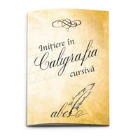8+2 GRATIS Initiere in Caligrafie Cursiva Caiet A4 32 pagini
