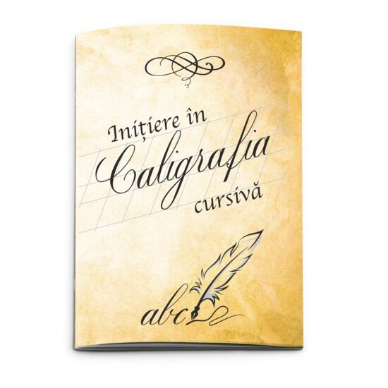8+2 GRATIS Initiere in Caligrafie Cursiva Caiet A4 32 pagini