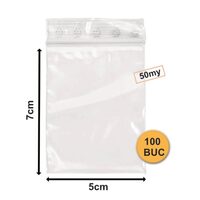 Punga zip  50X70mm  Set.100buc