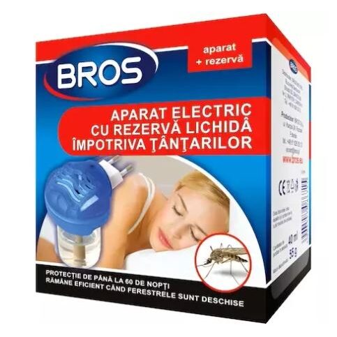 Aparat țânțari BROS+rezervă lichidă 40ml