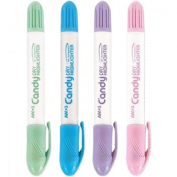 Textmarker Amos Candy uscat bleu pastel