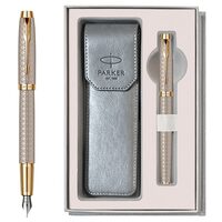 Set stilou + etui PARKER IM ROYAL PREMIUM silver