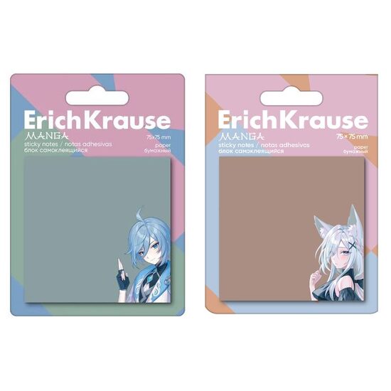 Bloc notes 75X75mm Manga EK-61668-61667