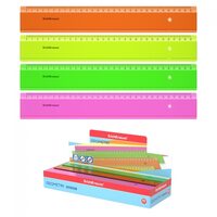 Rigla 30cm neon EK-53001