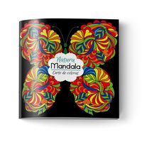 Carte de colorat Mandala Natura, 20x20 cm, 24 pagini