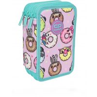 Penar 3 fermoare echipat 46 pcs Happy Donuts F067665