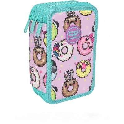 Penar 3 fermoare echipat 46 pcs Happy Donuts F067665